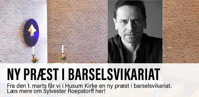 Ny præst i barselsvikariat i Husum Kirke fra den 1. marts 2026