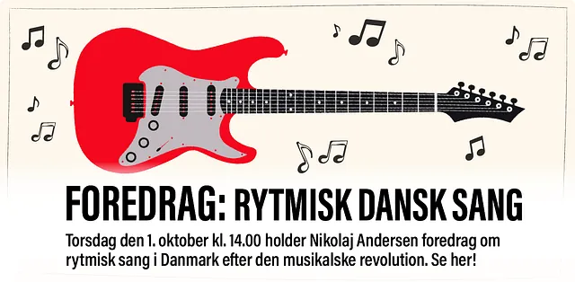 Billede med efterårets foredrag, med link til Husum Kirkes foredragsside