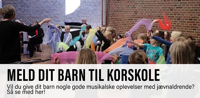 Billede af børn i kor
