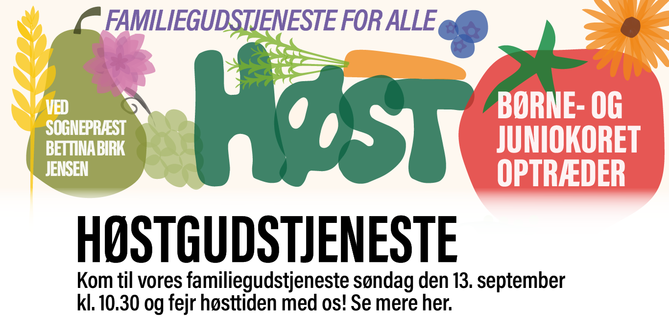 Billede af høstgudstjenesteplakat med link til info
