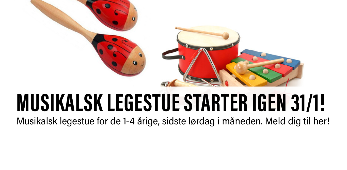 Musikalsk legestue i Husum Kirke, link til information og tilmelding