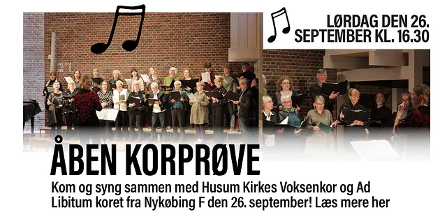 Billede af korprøve for voksne med link til mere information