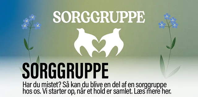 Billede af sorggruppegrafik med link til information om sorggruppen
