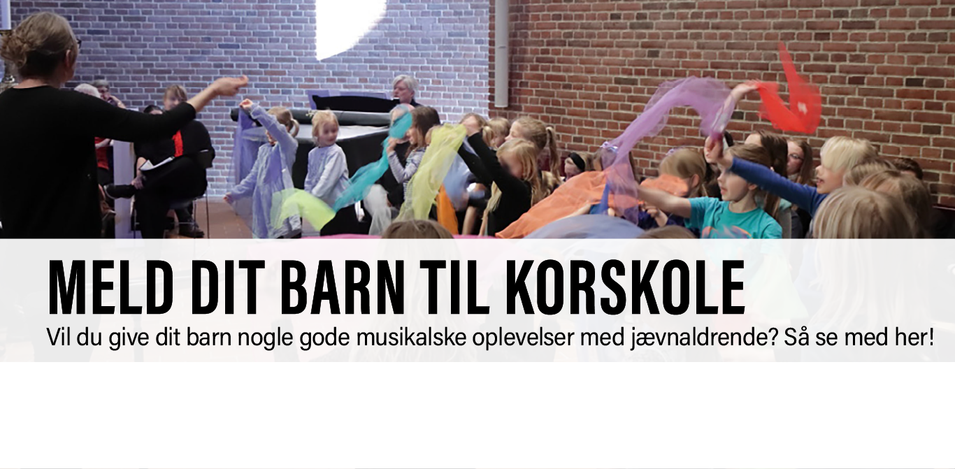 Billede af børn i kor