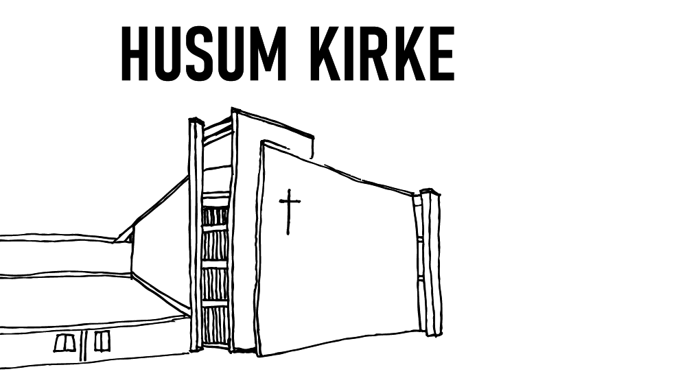 Husum Kirke logo