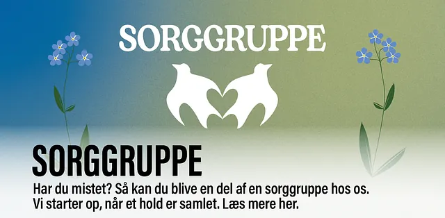 Billede af sorggruppegrafik med link til information om sorggruppen
